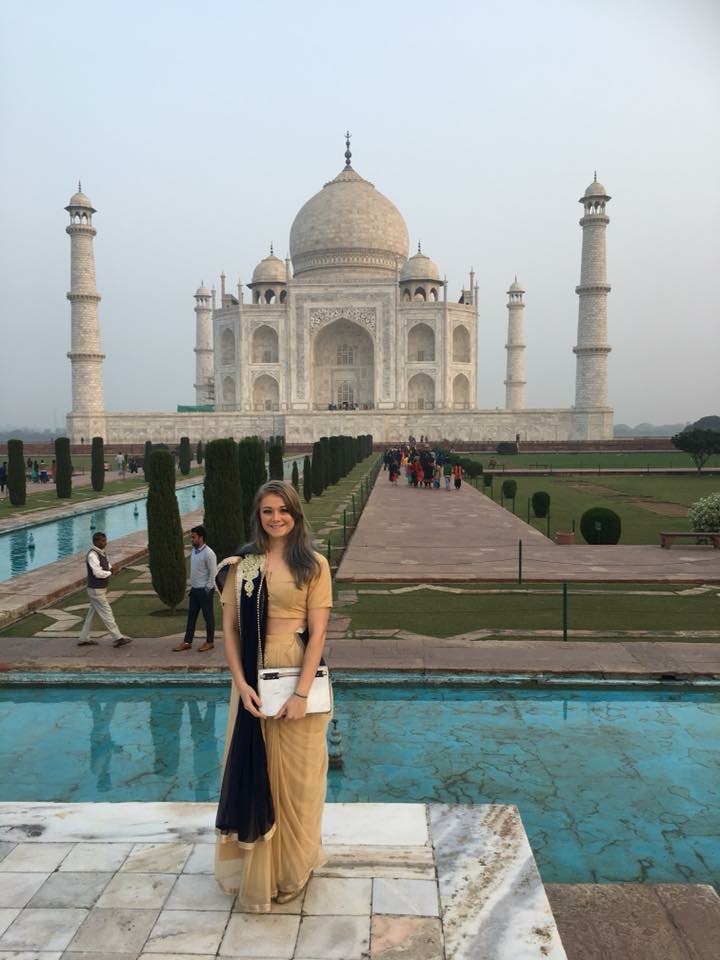 Visiting the Taj Mahal in November 2017